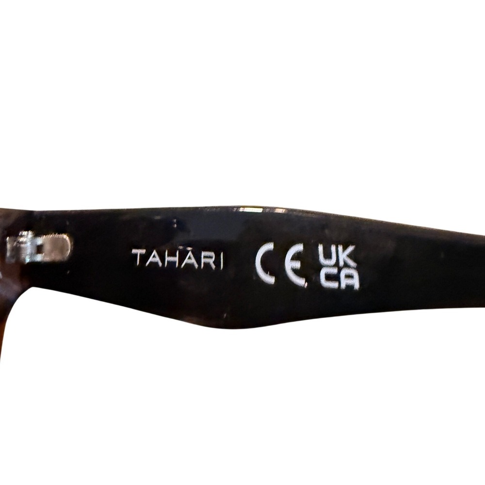 Tahari Oversized Square Sunglasses‎ Tortoise Brown Gradient Quiet Luxury Chic - Picture 6 of 11